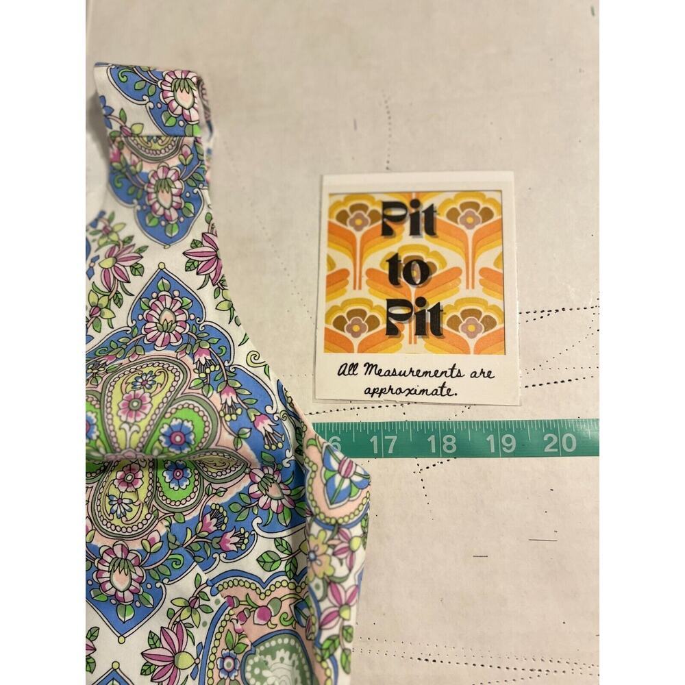 London Times Womens Floral Shift Dress Sz US 4 Preppy Old Money Southern Classic - Picture 7 of 8
